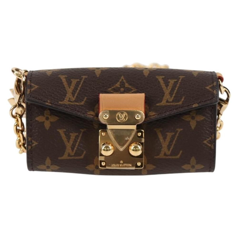 Louis Vuitton Monogram Bitsy Pouch Brown